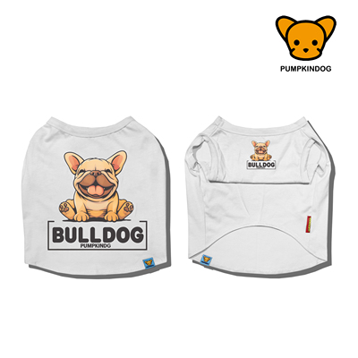 PUMPKINDOG法斗纯棉背心打底衫宠物狗睡衣英斗巴哥中型犬狗狗衣服