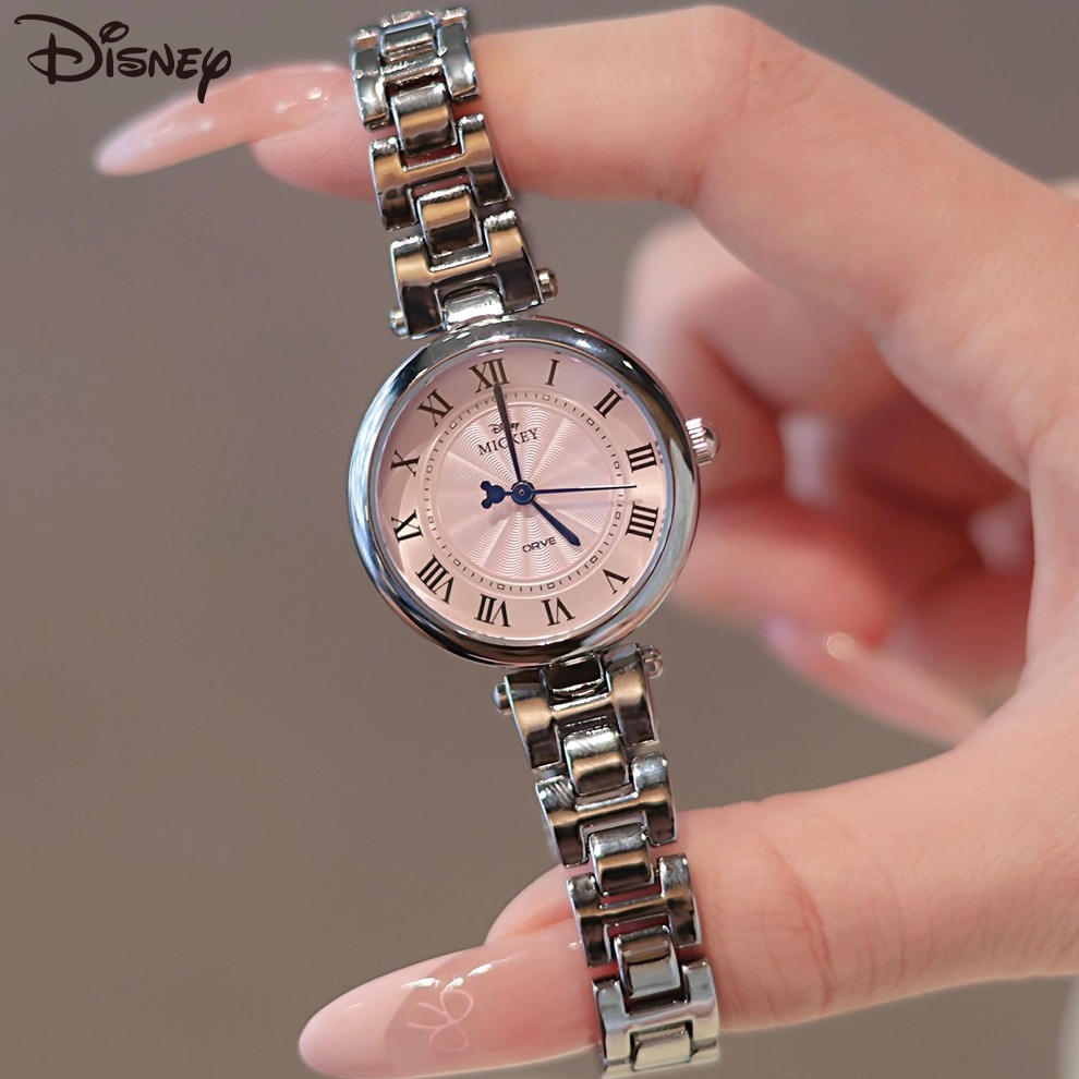 迪士尼新款轻奢小众石英机械表