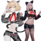 SENMHS 清仓亏本甩卖性感猫女cos服角色扮演漆皮写真拍照套装