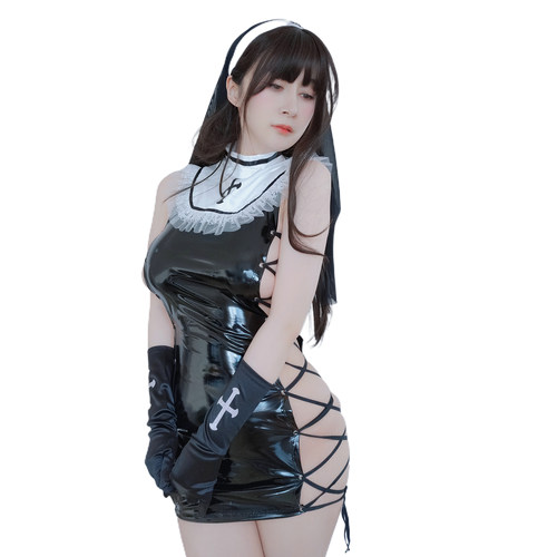 SENMHS原创修女女仆变装cos