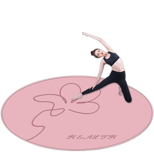 跳绳减震垫圆形专业家用静音防滑室内瑜伽专用隔音地垫子跳绳减震