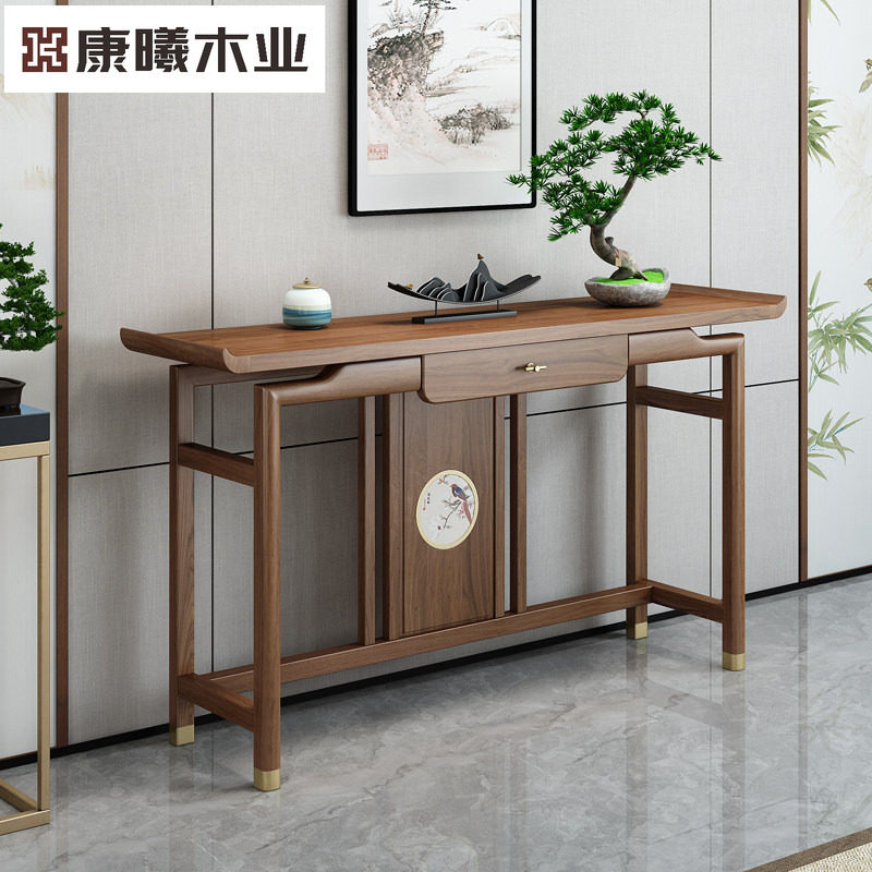 新中式玄关桌中式实木供桌