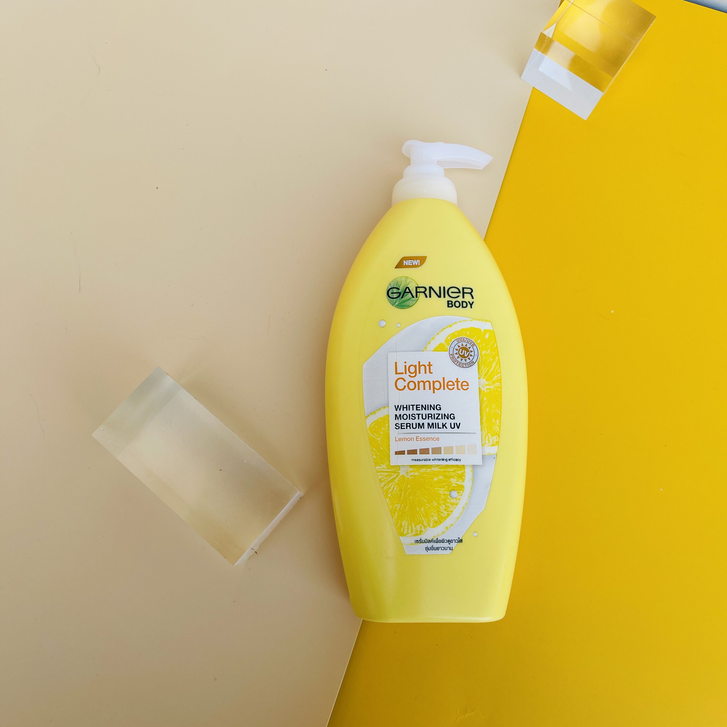 泰国卡尼尔身体乳377柠檬美白garnier维c烟酰胺保湿滋润护肤400ml