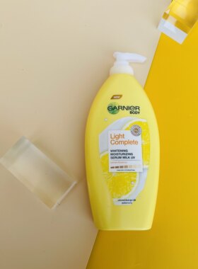泰国卡尼尔身体乳377柠檬美白garnier维c烟酰胺保湿滋润护肤400ml