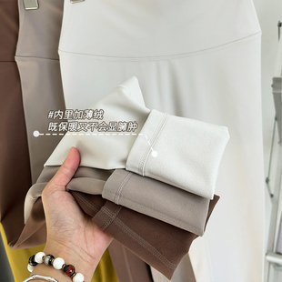 无尬线提臀运动健身瑜伽裤 亲肤舒适 秋冬拉绒裸感亲肤无痕打底裤