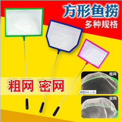 小鱼网鱼缸捞鱼网密网小方渔捞渔网儿童捞鱼手抄鱼捞水族箱捞水骚