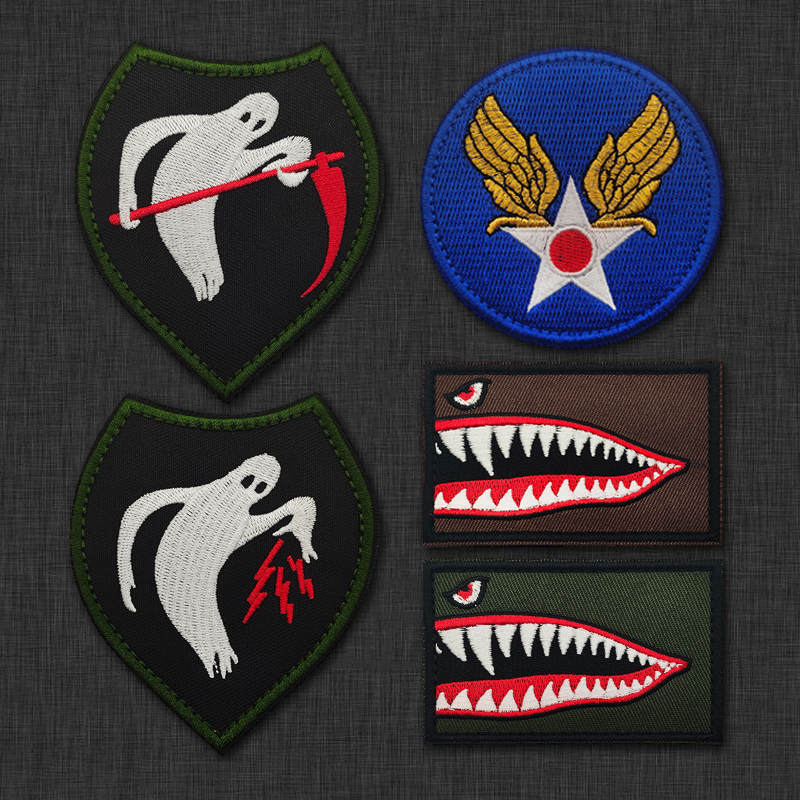 幽灵军飞虎队陆航空队臂章魔术贴