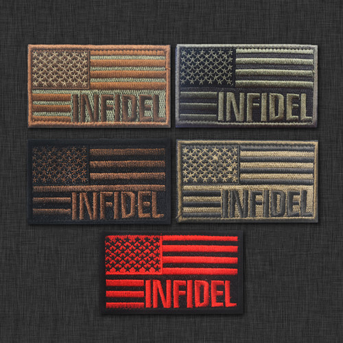 INFIDEL魔术贴章户外战术背包
