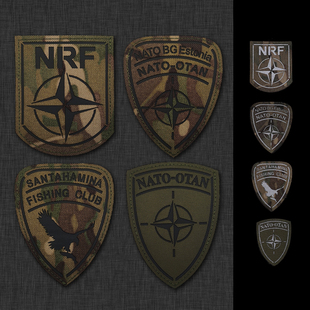 反光IR面料NRF北约臂章魔术贴战术士气徽章服装背包夹克配饰补丁