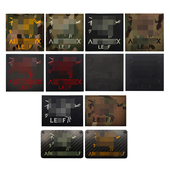 激光雕刻始祖系列军鸟反光夜光魔术贴臂章士气章背包贴冲锋衣徽章