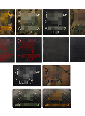 激光雕刻始祖系列军鸟反光夜光魔术贴臂章士气章背包贴冲锋衣徽章