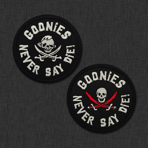GooniesNeverSayDIE!刺绣臂章