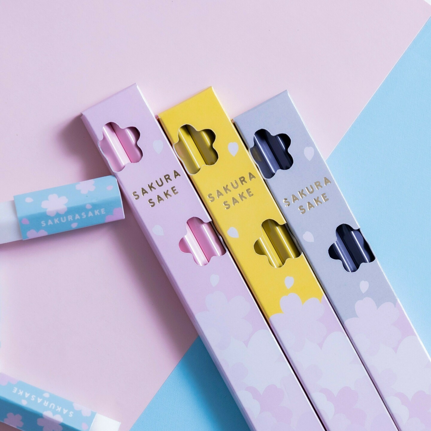 三菱五角铅笔SAKURASAKE限定