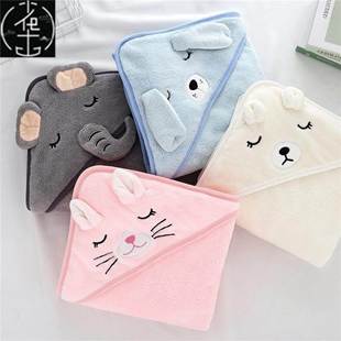 Baby Hooded Towels Newborn Bathrobe Bath Towel Kids Blanket