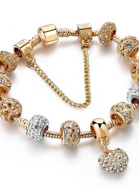 Women Heart Bracelets Jewellery Pulseira Feminina Bracelet