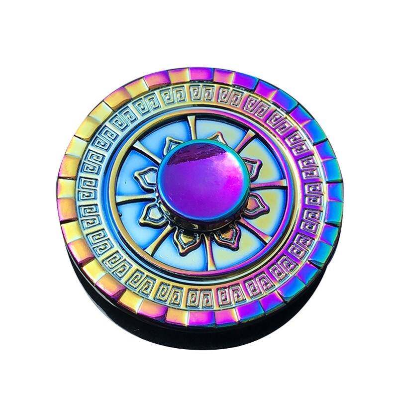 핑거 핸드 스피너 EDC 피젯 스피너 메탈 레인보우 스피너