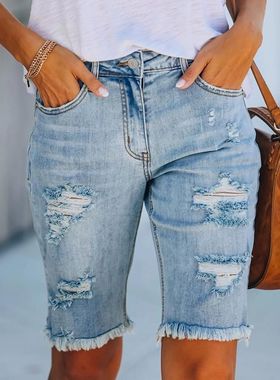 women fifth pants Summer slacks ladies casual shorts jeans