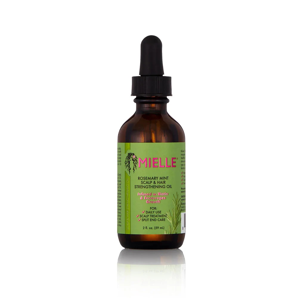 Organic Mielle Rosemary Mint Scalp Hair Strengthening Oil