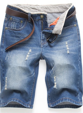 2018 new short summer casual jeans for men trousers pants