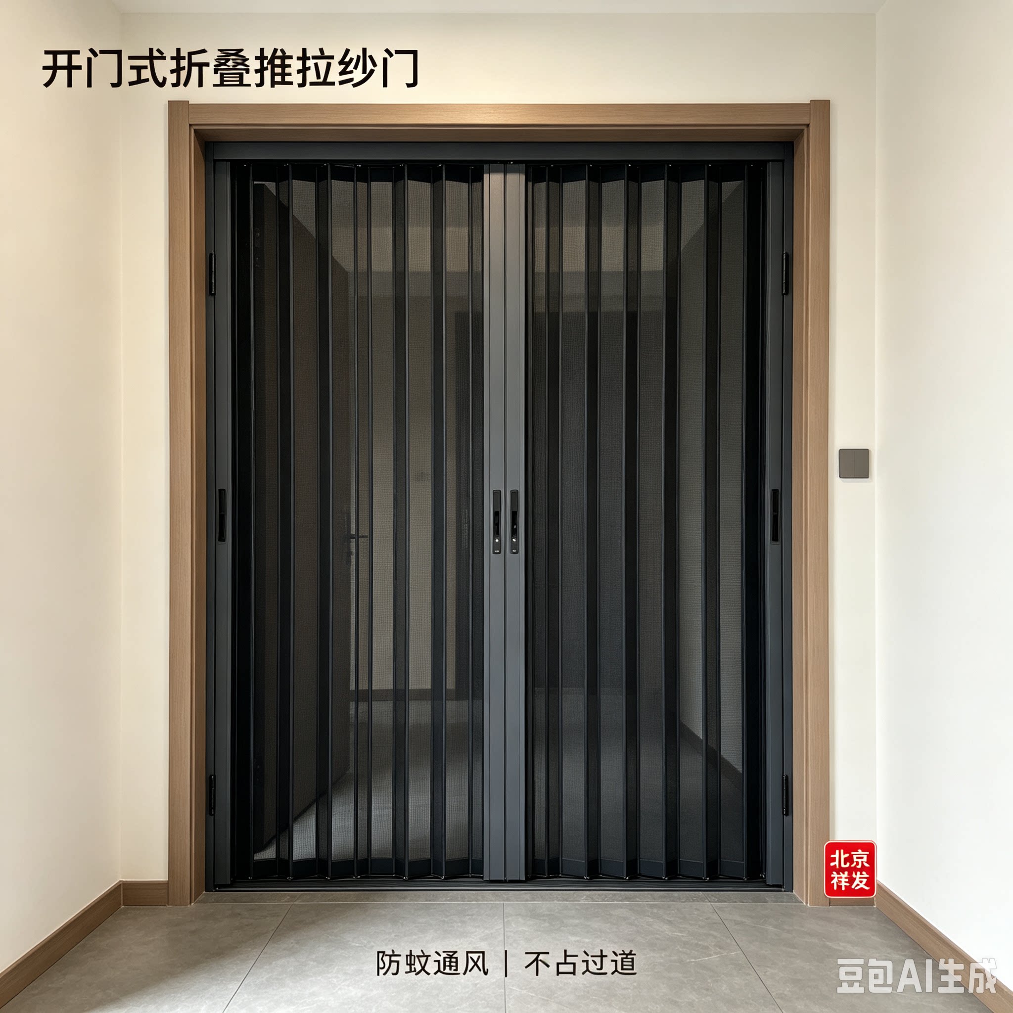 金刚网折叠纱门推拉隐形伸缩防蚊纱窗/金刚纱网窗
