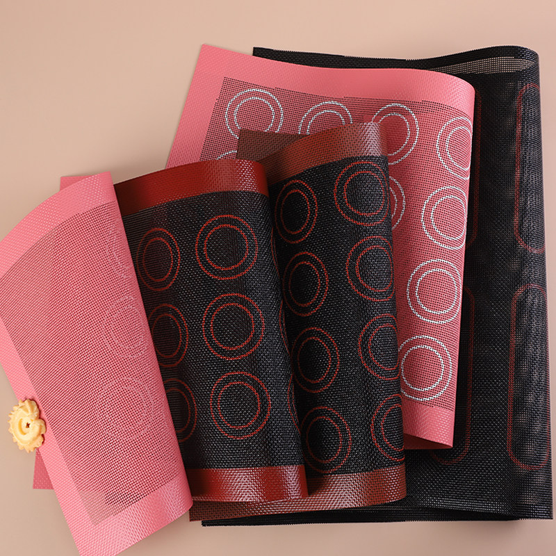 手工烘焙DIY曲奇泡芙烤箱垫耐高温不沾易清洗可反复使用马卡龙垫