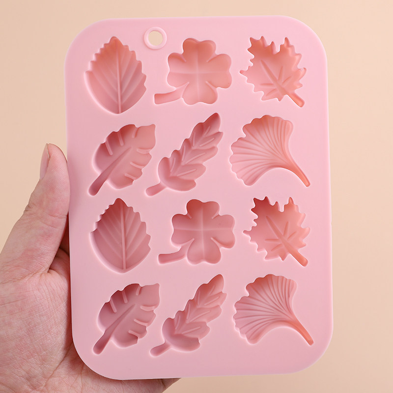 小清新银杏叶枫叶麦穗DIY食品级手工巧克力QQ软糖布丁翻糖印花模,厨房/烹饪用具,烘焙模具,淘宝优惠券,粉丝福利购,淘宝优惠卷