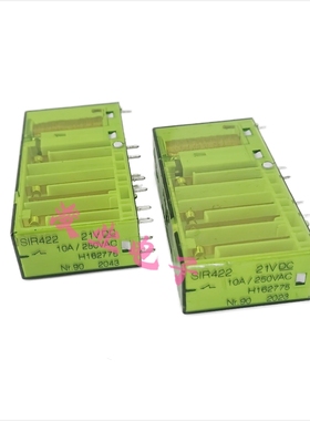 SIR422 21VDC SIR422 17V SIR222 21V SIR312 512 21V 安全继电器