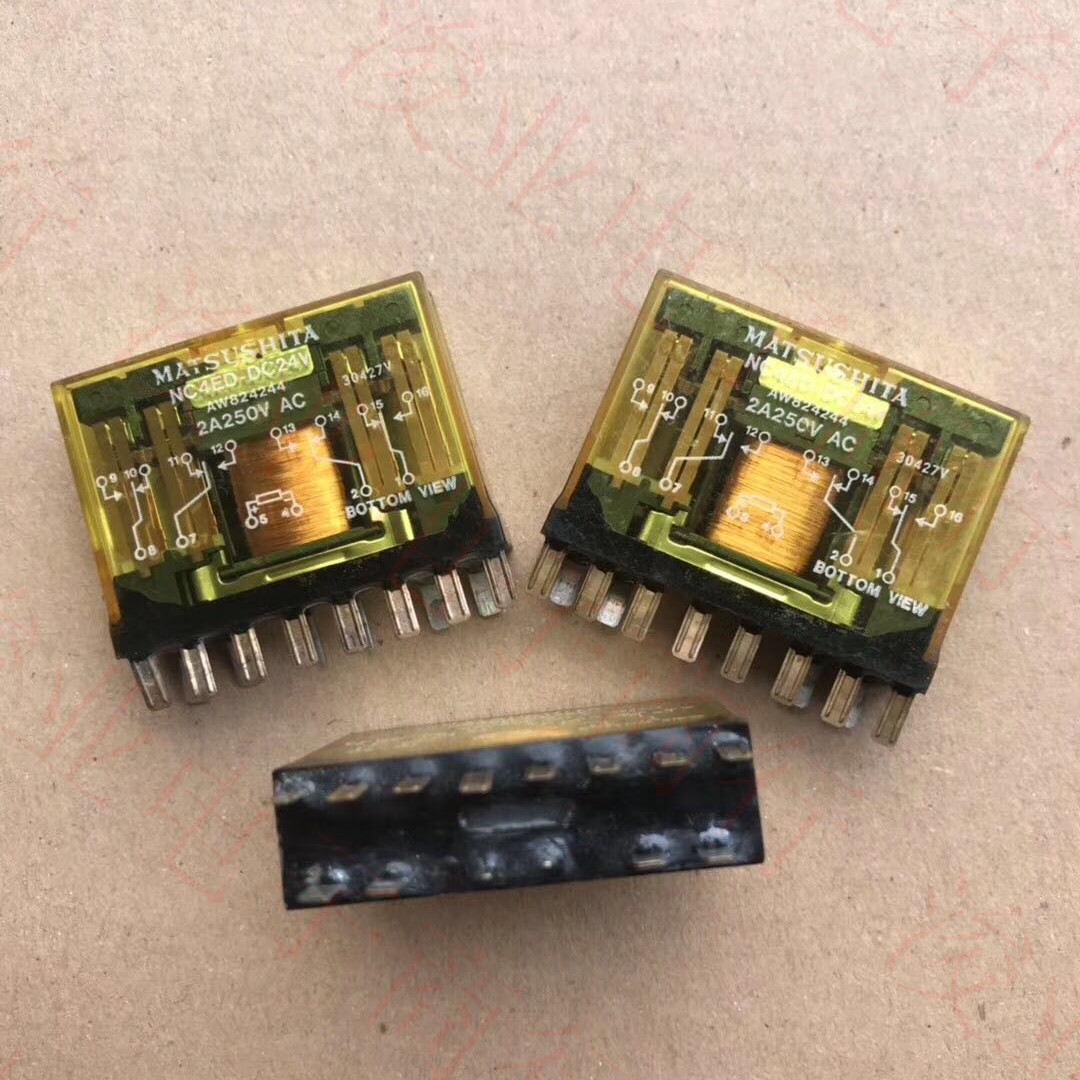 NC4ED-DC24V 进口松下继电器 2A 250VAC 14个插脚 现货