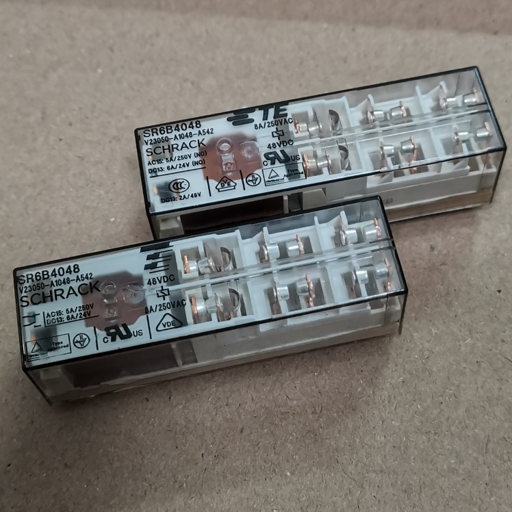 SR6B4048 V23050-A1048-A542 DC48V泰科继电器48V SCHRACK 拆机件
