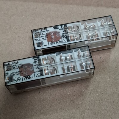 SR6B4048 V23050-A1048-A542 DC48V泰科继电器48V SCHRACK 拆机件