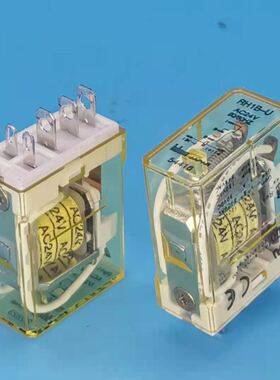IDEC和泉RH1B-U-AC24V中间继电器AC24V1开1闭5脚10A不带灯功率220