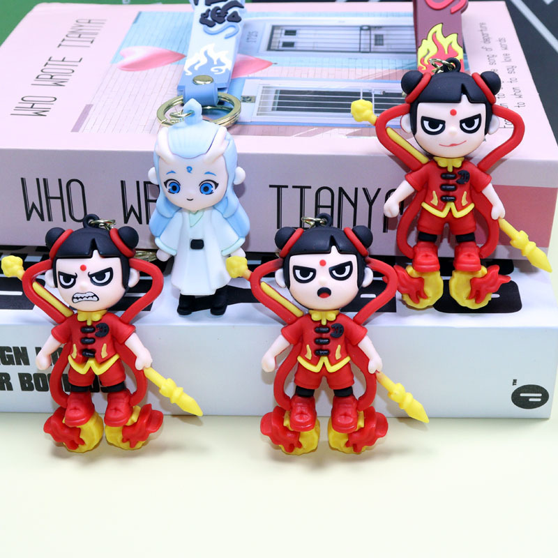 哪吒敖丙挂件钥匙扣创意礼物批发