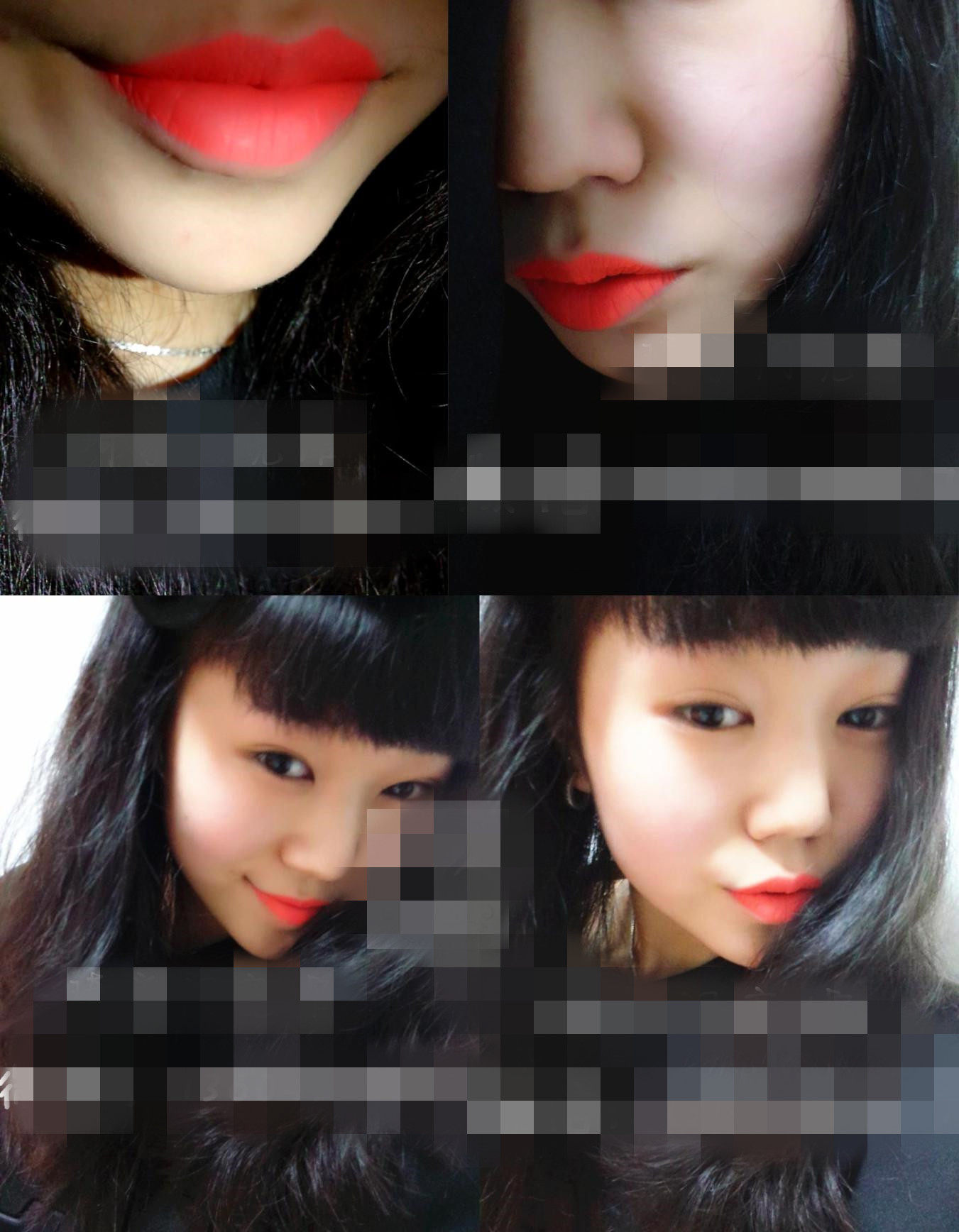 拉丁舞台比赛不掉色口红唇液防水