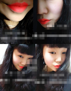 国标舞蹈拉丁舞台比赛表演出不掉色口红唇液防水唇彩唇蜜荧光橘粉