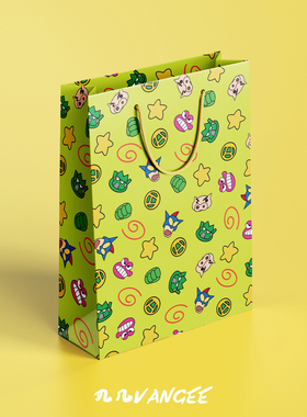 可爱蜡笔小新礼物手提袋动感超人左卫门礼物品伴手礼男女友生日袋