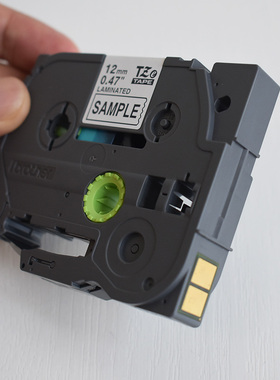 兄弟标签机芯片色带12mm普贴趣TZe-631通用PT-E115透明工牌TZ-131