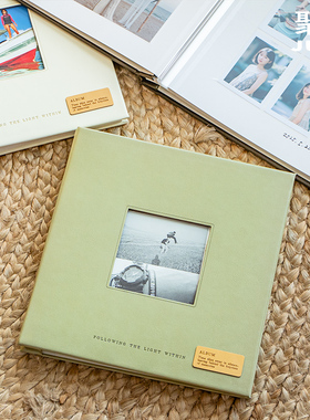 聚册自粘贴式相册3456寸手工diy影集相册本拍立得相册情侣纪念册宝宝家庭成长