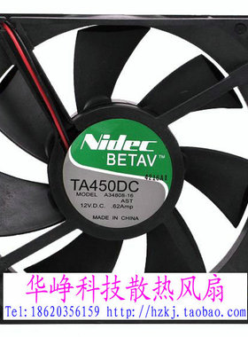 原装 Nidec 12025 DC12V 0.62a A34808-16 12cm 散热风扇