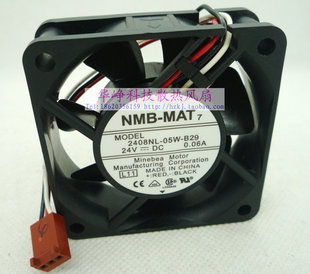DC24V 0.06A 6cm NMB 散热风扇 B29 6020 05W 全新原装 2408NL
