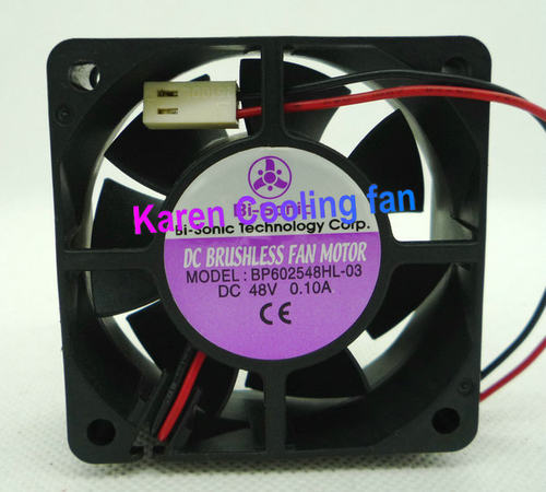 原装百 瑞 6025 DC48V 0.1A BP602548HL-03散热风扇HZDO