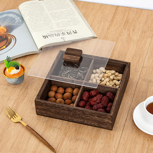 花生瓜子收纳桌面客厅糖果盒过年