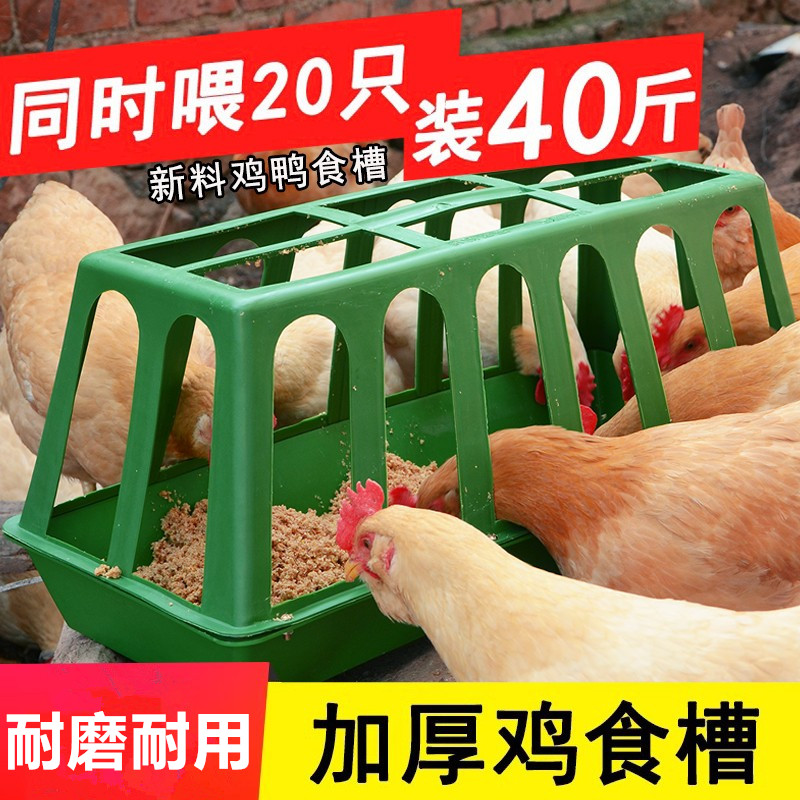 加盖养殖防撒大号跑料喂鸡养殖