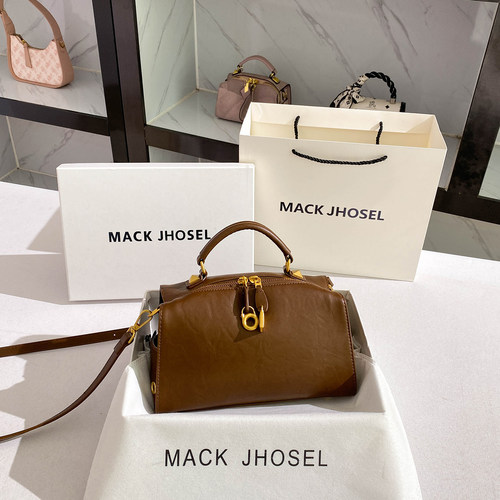 MACKJHOSEL复古波士顿枕头女包