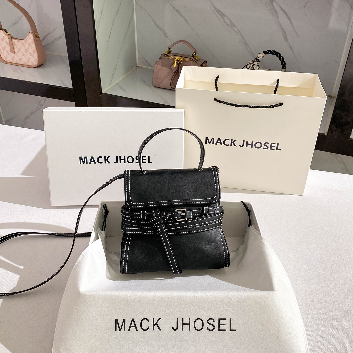 MACKJHOSEL小众设计手提凯莉包