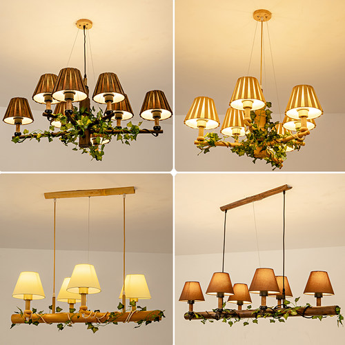 古之艺竹艺中式餐厅客厅民宿吊打