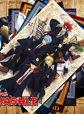 肌肉魔法使周边明信片物理魔法使马修海报卡贴动漫挂画壁画MASHLE