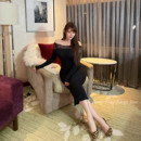 胖婷大码 定制胖mm「温柔尤物」秋冬御姐性感蕾丝加绒显身材连衣裙