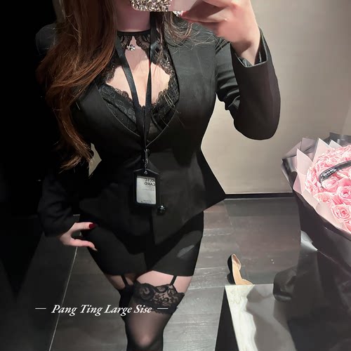 胖婷大码定制微胖mm「人间赫本」穆勒风高级辣妹收腰显瘦春秋西服