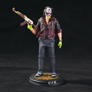 CSGO周边人物手办模型玩具生日礼物树脂摆件反恐精英探员皮肤兵人