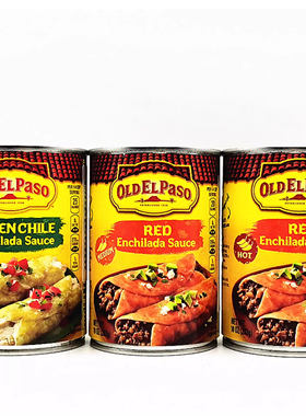 美国Old El Paso Enchilada欧帕墨西哥玉米卷饼调味酱自备开罐器
